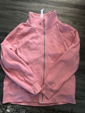 lululemon athletica Pink Full-Zip Bomber Jacket